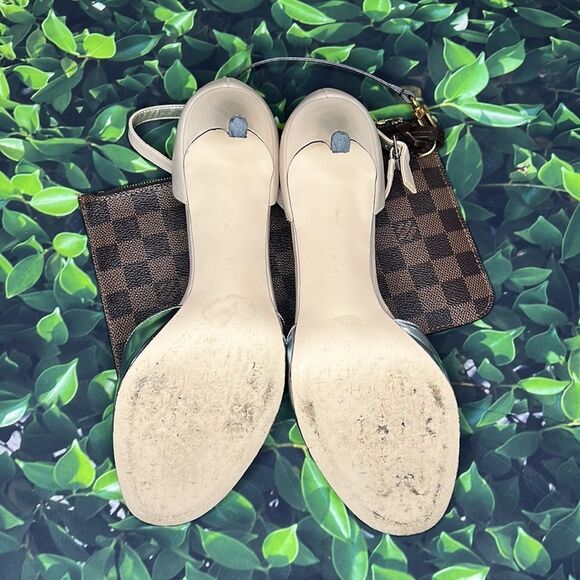 Silver and cream, Tahari heels - Picture 5 of 8